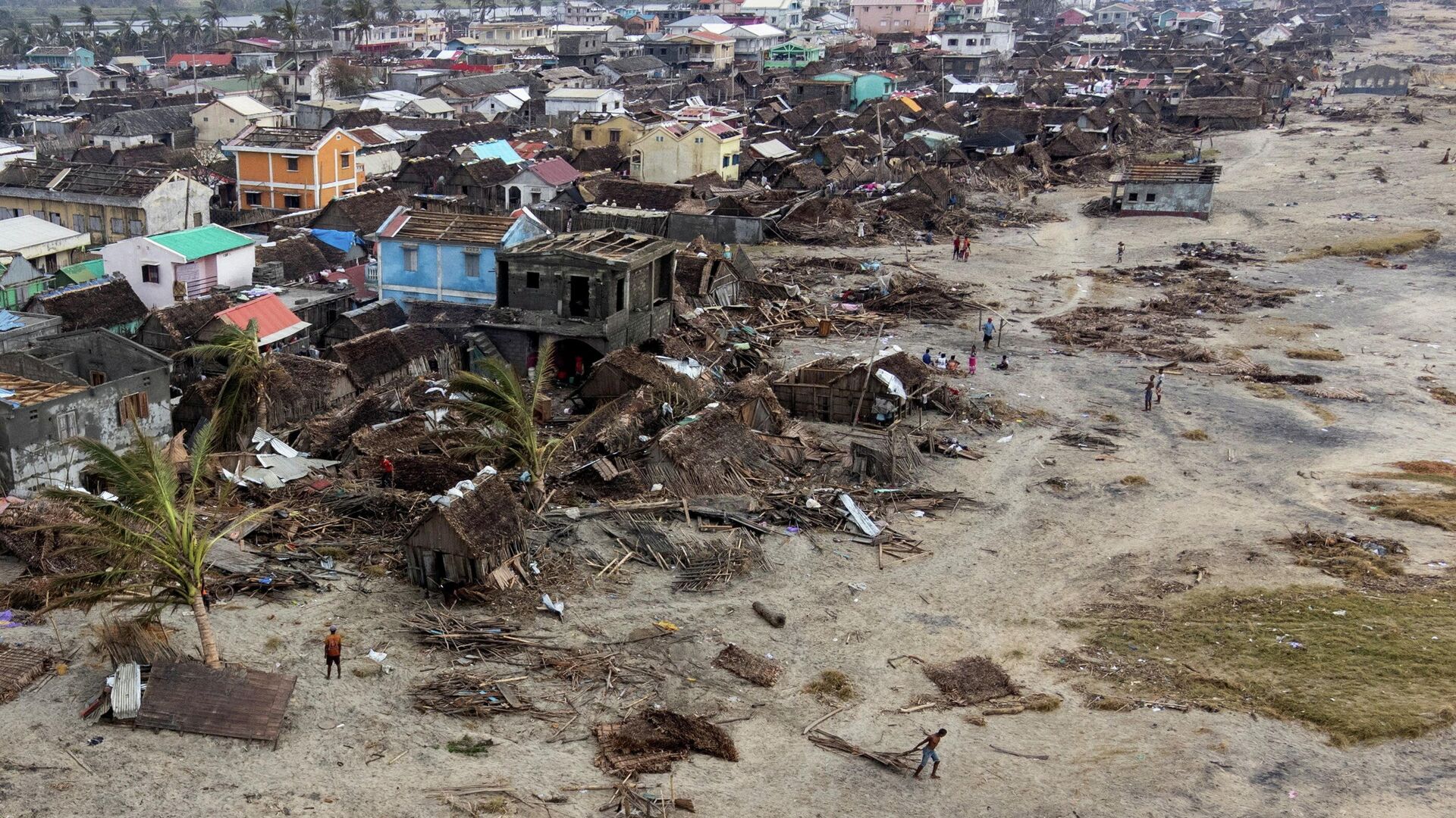 Madagaskar'da Batsirai Kasırgası'nda ölenlerin sayısı 120'ye çıktı -  11.02.2022, Sputnik Türkiye