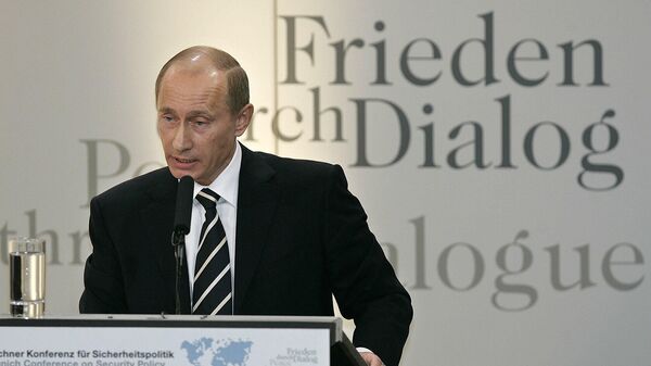 Putin’in 2007 Münih Konferansı’ndaki konuşması - Sputnik Türkiye