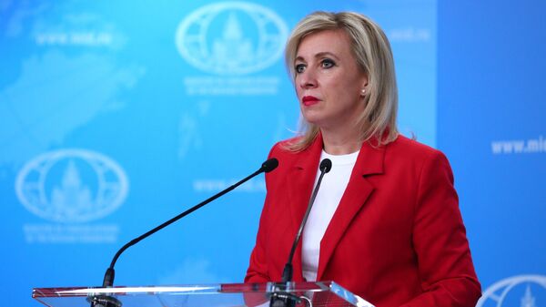 Rusya Dışişleri Bakanlığı Sözcüsü Mariya Zaharova, - Sputnik Türkiye