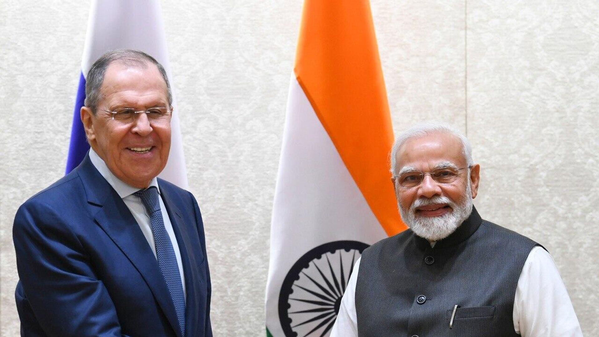 Rusya Dışişleri Bakanı Sergey Lavrov, Yeni Delhi ziyareti kapsamında Hindistan Başbakanı Narendra Modi'yle bir görüşme gerçekleştirdi. - Sputnik Türkiye, 1920, 14.10.2023