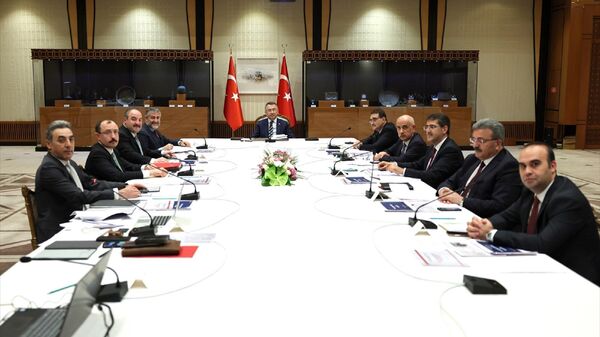 Ekonomi Koordinasyon Kurulu, Cumhurbaşkanı Yardımcısı Fuat Oktay başkanlığında Cumhurbaşkanlığı Külliyesi'nde toplandı.
 - Sputnik Türkiye
