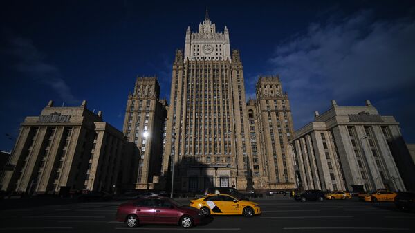 Rusya Federasyonu Dışişleri Bakanlığı'nın Moskova'daki binası. - Sputnik Türkiye