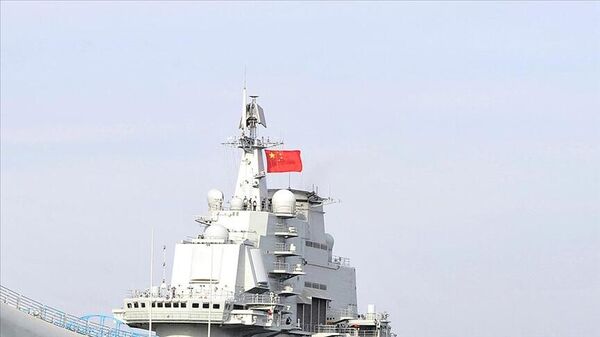 Çin'in Liaoning uçak gemisi, 7 parçalık filoyla Pasifik Okyanusu'na açıldı - Sputnik Türkiye