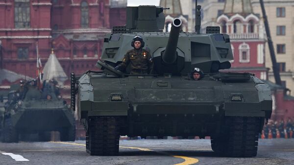 Moskova'daki Kızıl meydanda T-14 'Armata' tankları - Sputnik Türkiye