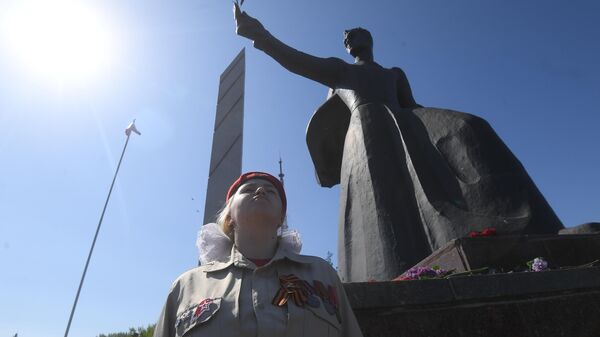 Mariupol'de Zafer Günü kutlaması - Sputnik Türkiye