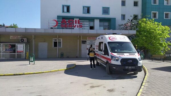 Gaziantep'te hastane, ambulans - Sputnik Türkiye