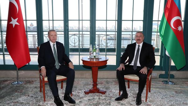 Cumhurbaşkanı Erdoğan, İlham Aliyev - Sputnik Türkiye