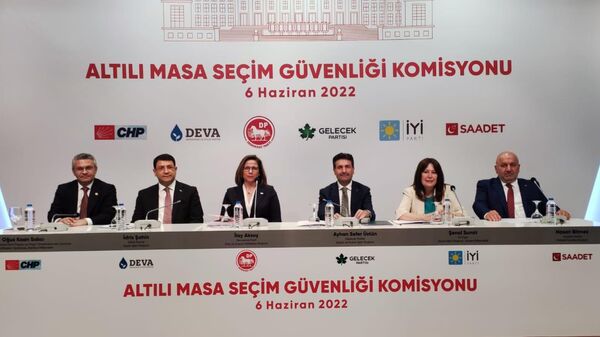 Altılı parti seçim güvenliği adımlarını açıkladı  - Sputnik Türkiye