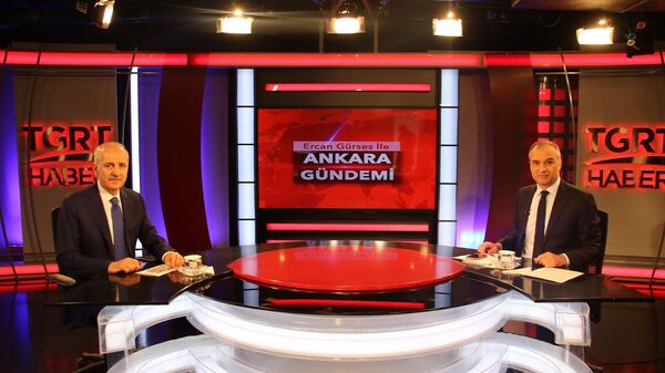 AK Parti Genel Başkanvekili Numan Kurtulmuş, TGRT Haber’de gazeteci Ercan Gürses’in sorularını yanıtladı. - Sputnik Türkiye