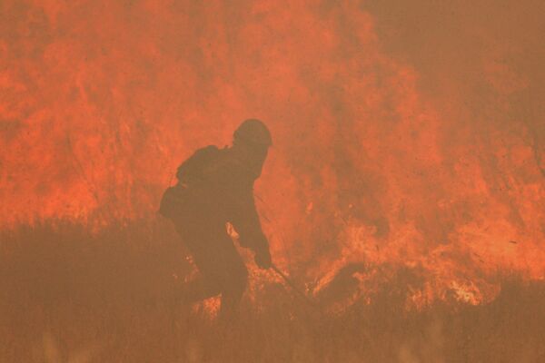 İspanya&#x27;nın Sierra de Culebra bölgesinde 25 bin hektar ormanlık alan küle dönerken, Navarra bölgesinde yangın şiddetini giderek artırdı. - Sputnik Türkiye