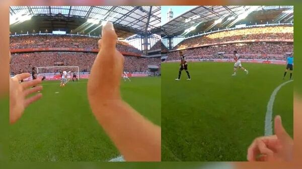 Köln-Milan maçında vücut kamerası denemesi - Sputnik Türkiye
