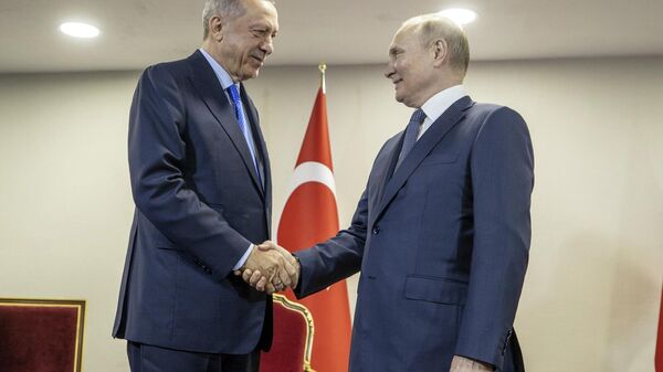 Tahran'da Putin - Erdoğan görüşmesi - Sputnik Türkiye