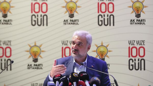 AK Parti İstanbul İl Başkanlığı ‘Yüz Yüze 100 Gün’ projesini duyurdu - Sputnik Türkiye
