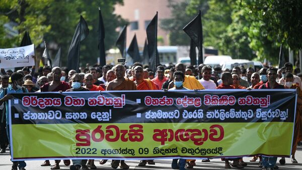 Sri Lanka protesto - Sputnik Türkiye