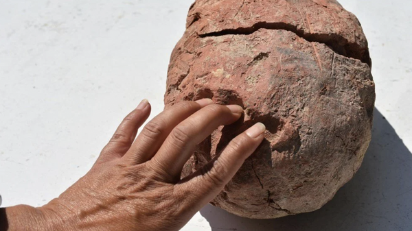 İzmir'in Kemalpaşa ilçesinde, Ulucak Höyüğü'ndeki kazılarda 8 bin yıl öncesine ait parmak izleri keşfedildi. - Sputnik Türkiye