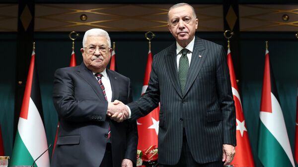 Cumhurbaşkanı Erdoğan, Mahmud Abbas - Sputnik Türkiye