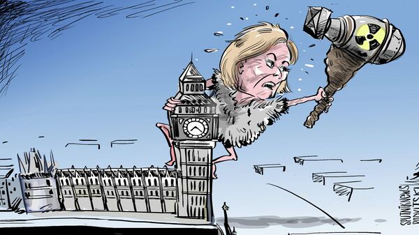 İngiltere Dışişleri Başkanı karikatür - Sputnik Türkiye