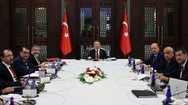 Ekonomi Koordinasyon Kurulu, Cumhurbaşkanı Yardımcısı Oktay başkanlığında toplandı - Sputnik Türkiye