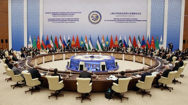 Şanghay İşbirliği Örgütü (ŞİÖ) Devlet Başkanları 22. Toplantısı, Özbekistan’ın tarihi Semerkant şehrinde gerçekleştirildi - Sputnik Türkiye