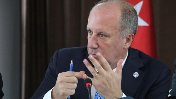 Memleket Partisi Genel Başkanı Muharrem İnce - Sputnik Türkiye