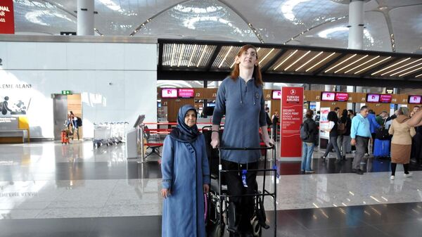Dünyanın en uzun boylu kadını Rumeysa Gelgi - Sputnik Türkiye