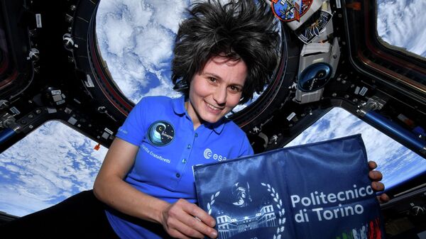 İtalyan astronot Samantha Cristoforetti, Uluslararası Uzay İstasyonu'na (ISS) komuta eden Avrupalı ilk kadın oldu. - Sputnik Türkiye