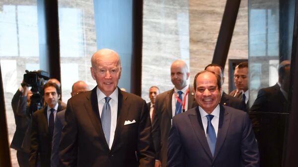 ABD Başkanı Joe Biden - Cumhurbaşkanı Abdulfettah es-Sisi - Sputnik Türkiye
