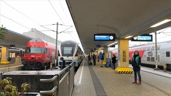 Avusturya - Tren İstasyonu - Demiryolu - Sputnik Türkiye