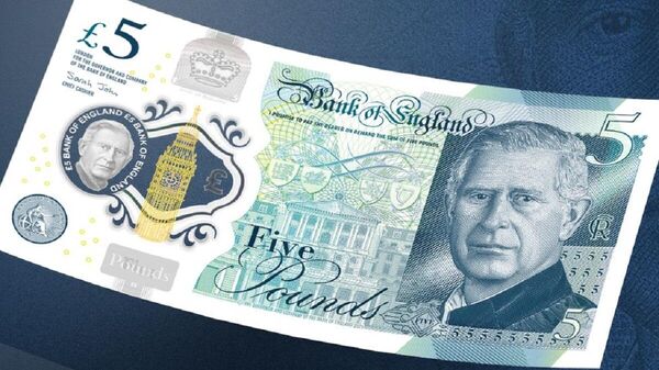 İngiltere Merkez Bankası, Kral 3. Charles'ın resminin yer aldığı banknotları ilk kez paylaştı. - Sputnik Türkiye