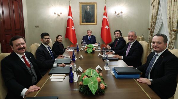Cumhurbaşkanı Erdoğan, Varlık Fonu Yönetim Kurulu'nu kabul etti
 - Sputnik Türkiye