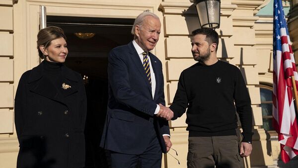 ABD Başkanı Joe Biden Kiev'de - Sputnik Türkiye