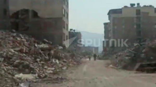 Depremin 19. gününde Sputnik kamerası Samandağ’daki yıkım görüntüledi - Sputnik Türkiye