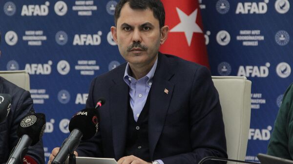 Çevre, Şehircilik ve İklim Değişikliği Bakanı Murat Kurum, - Sputnik Türkiye
