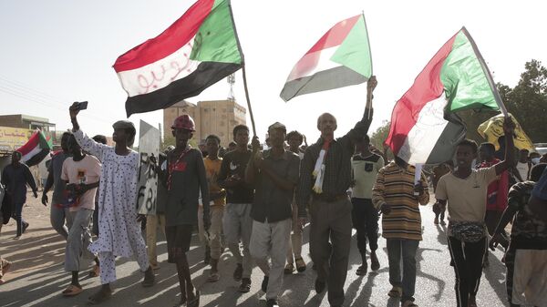 Sudan demokrasi yanlısı protesto - Sputnik Türkiye