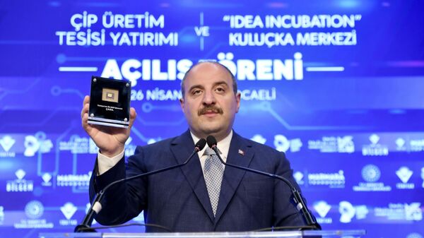 Sanayi ve Teknoloji Bakanı Mustafa Varank, Çip Üretim Tesisi Yatırımı ve “IDEA Incubation” Kuluçka Merkezi Açılış Töreni’ne katıldı.  - Sputnik Türkiye
