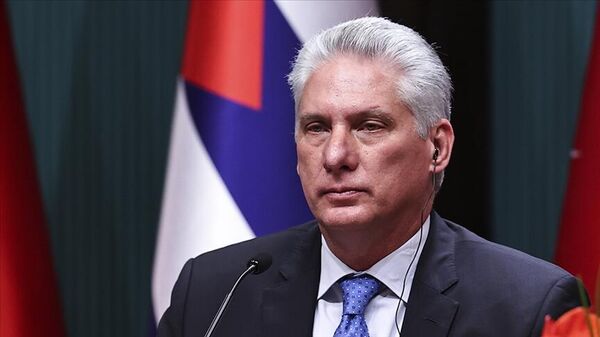 Küba Devlet Başkanı Miguel Diaz-Canel - Sputnik Türkiye