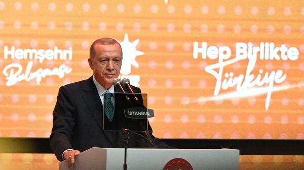  Cumhurbaşkanı ve AK Parti Genel Başkanı Recep Tayyip Erdoğan - Sputnik Türkiye