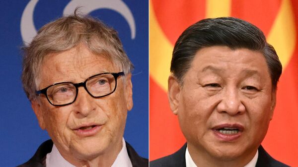 Microsoft'un kurucusu Bill Gates ile görüşen Çin lideri Şi, 'Amerikalı arkadaş' diye nitelendirdiği Gates'e, Amerikan halkına her zaman umut bağladık dedi.  - Sputnik Türkiye