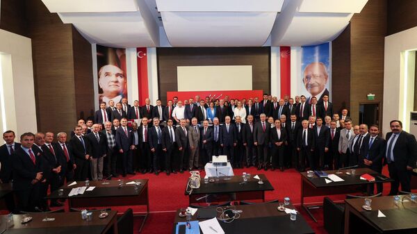 Cumhuriyet Halk Partisi Genel Başkanı Kemal Kılıçdaroğlu, CHP Genel Merkezi’nde düzenlenen CHP İl Başkanları Toplantısı’na başkanlık etti. - Sputnik Türkiye