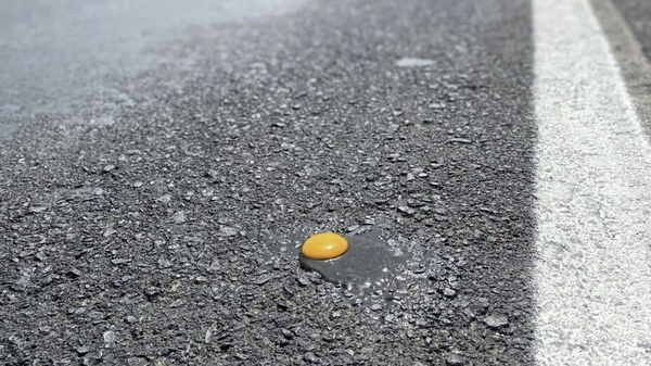 Balıkesir'de 45 derece sıcaklıkta mazgal ve asfaltta yumurta pişirdiler - Sputnik Türkiye