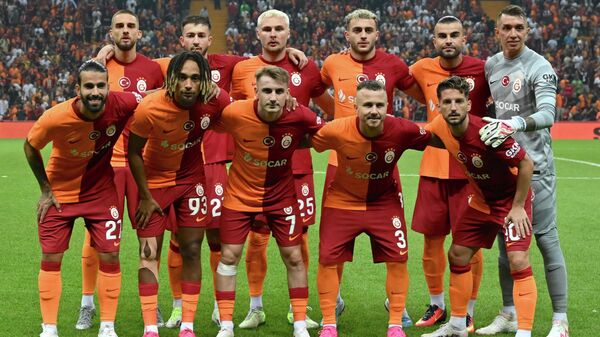 Galatasaray, UEFA Şampiyonlar Ligi ikinci ön eleme turu rövanş maçında Zalgiris Vilnius ile Rams Park’ta karşılaştı. - Sputnik Türkiye