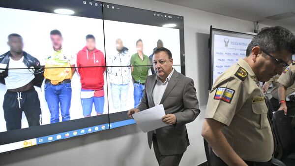 Ekvador'da devlet başkanı adayının öldürülmesine ilişkin 6 Kolombiyalı gözaltına alındı - Sputnik Türkiye