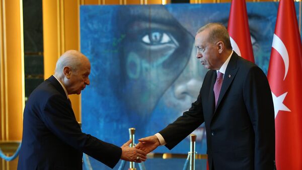 Cumhurbaşkanı Erdoğan, 30 Ağustos Zafer Bayramı tebriklerini kabul etti - Sputnik Türkiye
