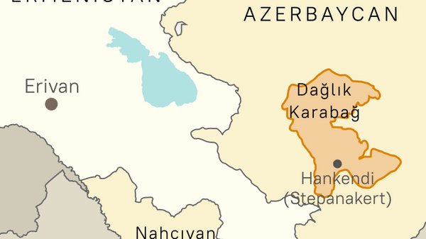 Dağlık Karabağ'da gerilim tırmanıyor infografik - Sputnik Türkiye