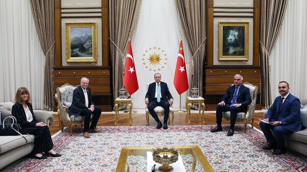 Cumhurbaşkanı Erdoğan, Uluslararası Uzay Federasyonu Genel Sekreteri ile görüştü - Sputnik Türkiye
