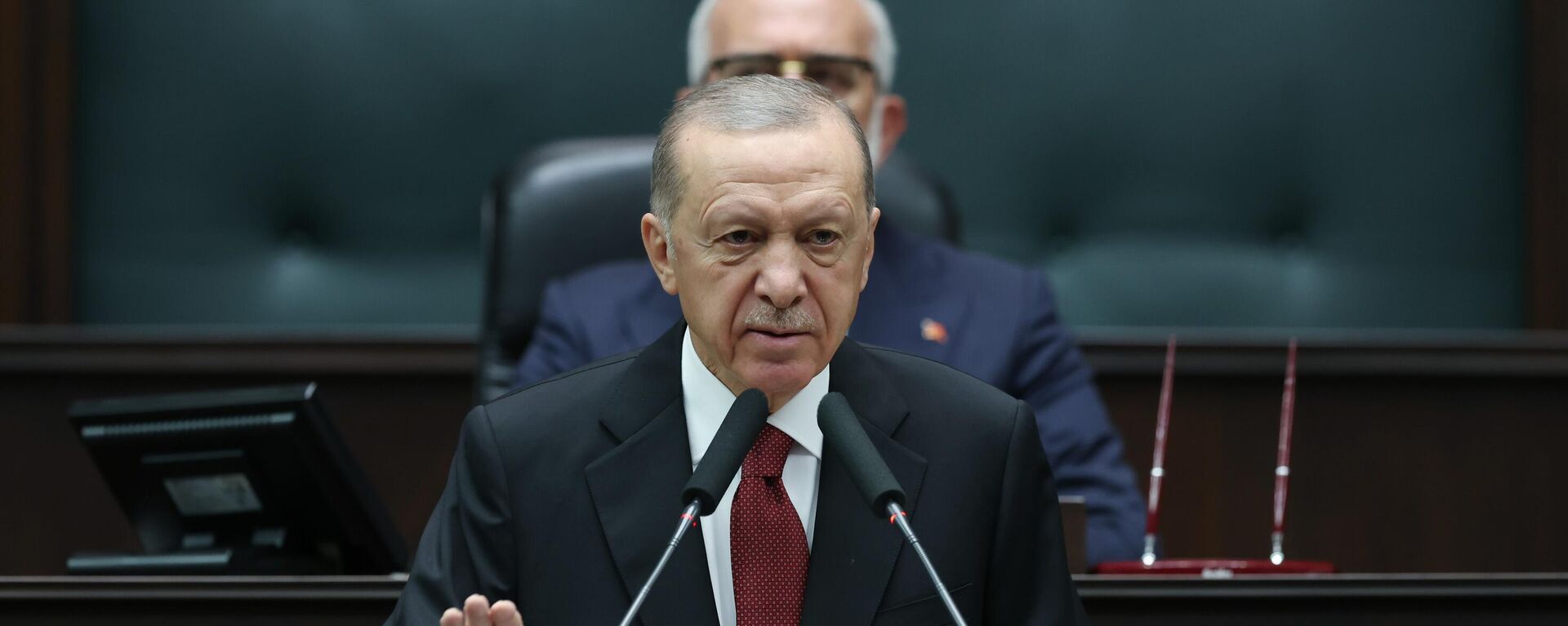 Cumhurbaşkanı ve AK Parti Genel Başkanı Recep Tayyip Erdoğan, partisinin TBMM Grup Toplantısı'nda konuştu. - Sputnik Türkiye, 1920, 28.10.2023