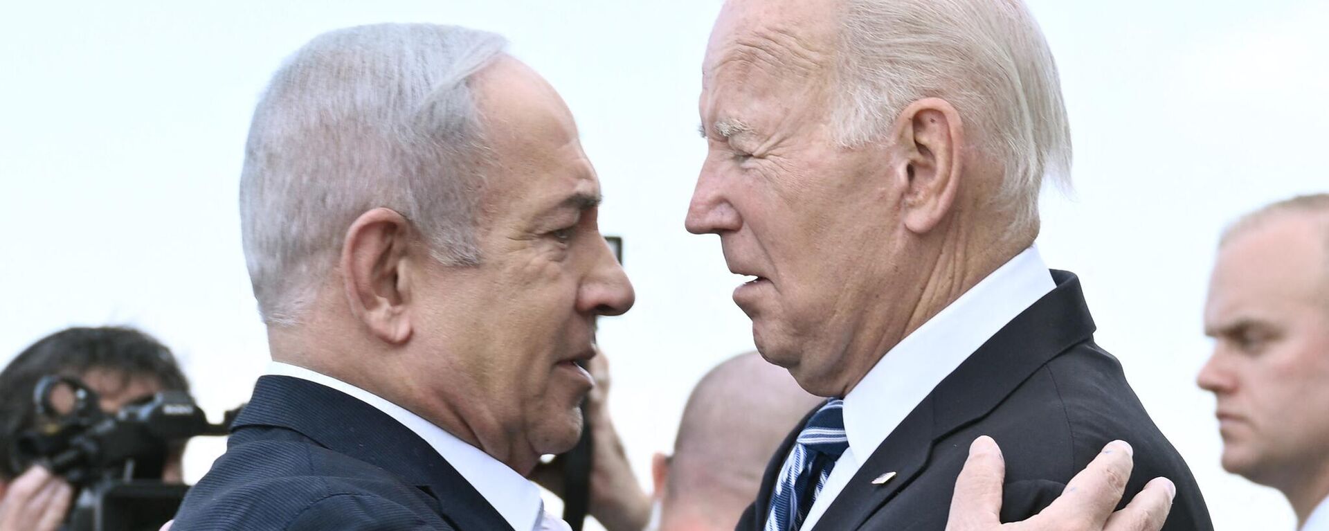 Biden, Netanyahu - Sputnik Türkiye, 1920, 20.10.2023