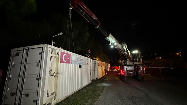 Gazze’ye kurulacak sahra hastaneleri Samsun’dan yola çıktı  - Sputnik Türkiye