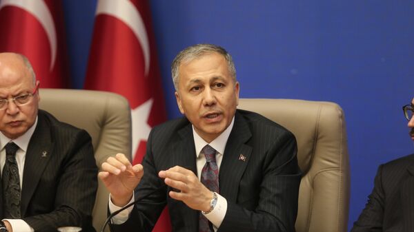 İçişleri Bakanı Ali Yerlikaya,  - Sputnik Türkiye