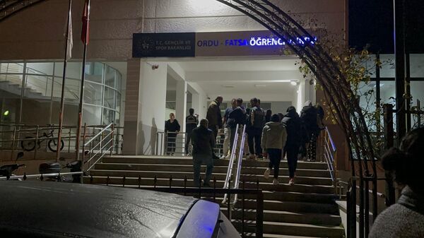 Ordu'nun Fatsa ilçesinde üniversite öğrencilerinin kaldığı KYK yurdunda asansör halatları koptu, 4 öğrenci tedbir amaçlı hastaneye kaldırıldı. - Sputnik Türkiye